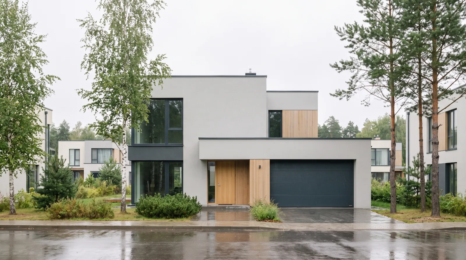 Modernių gyvenamųjų namų gatvė